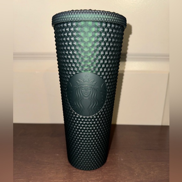 STARBUCKS Dark Green Jelly Studded Tumbler 24oz Venti - Picture 4 of 4